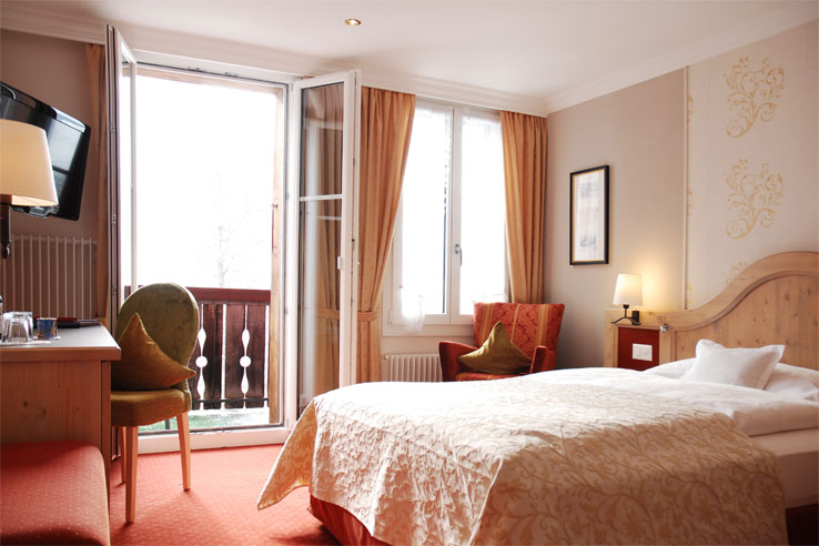 Romantik Hotel Schweizerhof, superior room with balcony